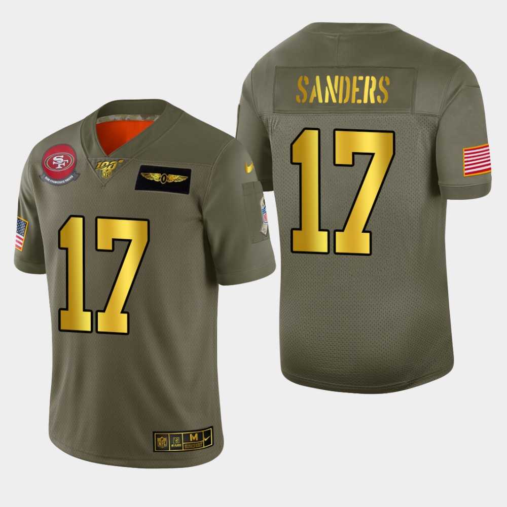 Nike 49ers 17 Emmanuel Sanders 2019 Olive Gold Salute To Service 100th Season Limited Jersey Dyin,We sell and wholesale Nike 49ers 17 Emmanuel Sanders 2019 Olive Gold Salute To Service 100th Season Limited Jersey Dyin on line form chian!